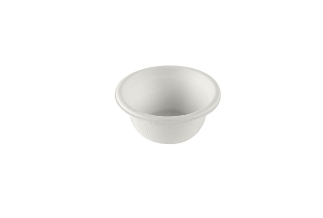 60 ml Ø 70 mm Bagasse Saucen Behälter 60 ml Ø 70 mm Bagasse Saucen Behälter
