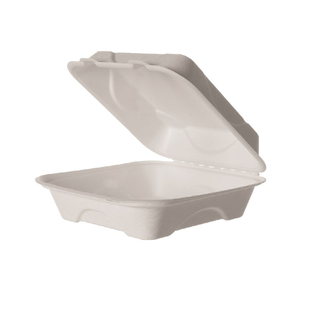 200 x 200 mm Bagasse Muschelschale, 1-fach 200 x 200 mm Bagasse Muschelschale, 1-fach