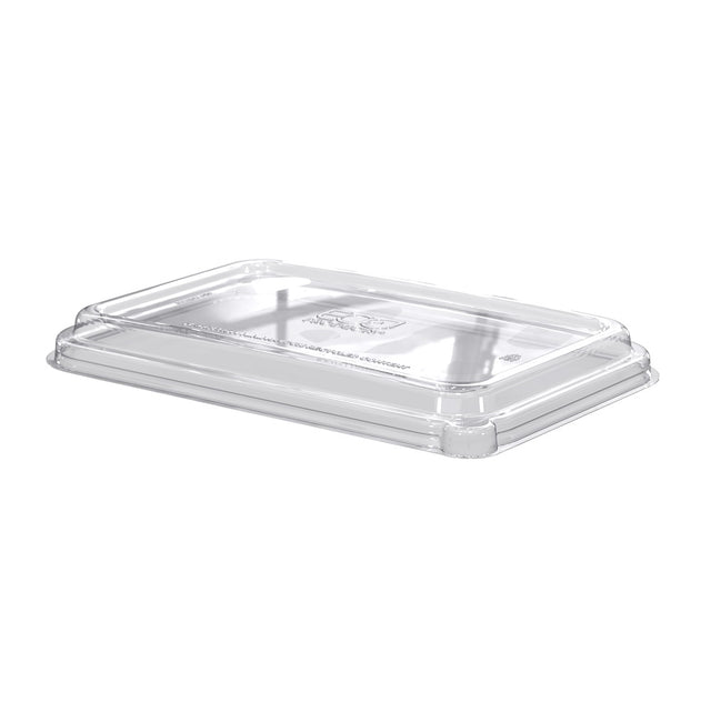 355-470 ml anti-steam lid 100% rPET, rectangular container 355-470 ml anti-steam lid 100% rPET, rectangular container