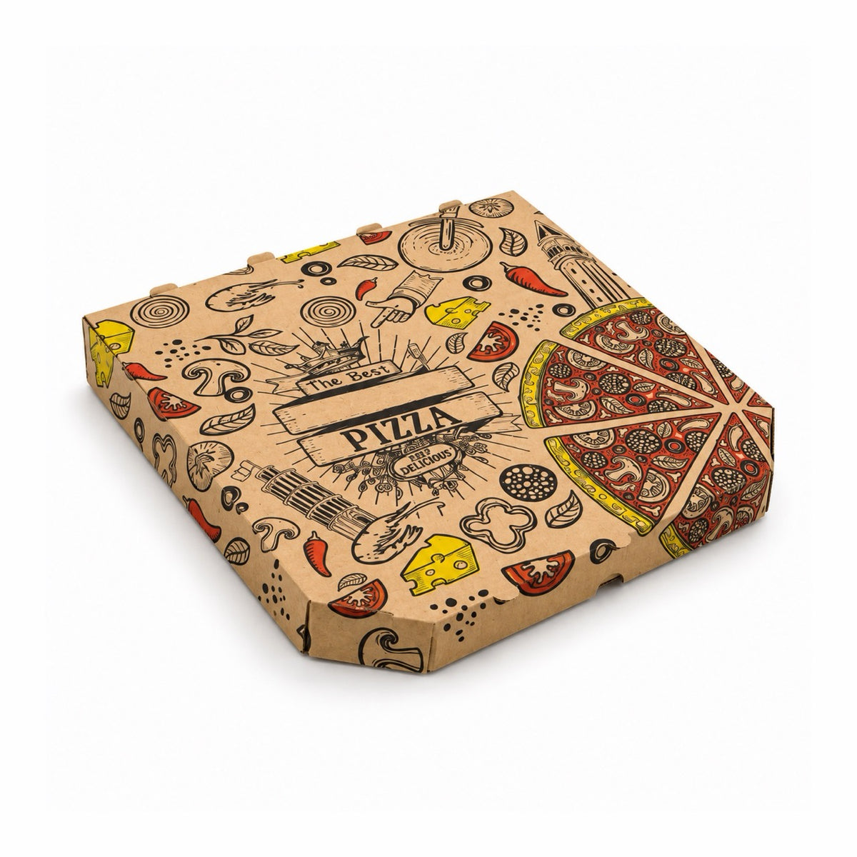 Pizzakarton "Cartoon"