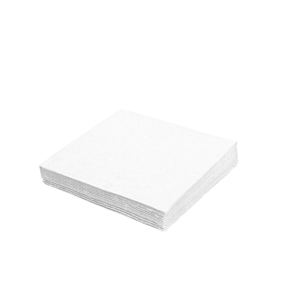 33 x 33 cm napkin - single layer - white